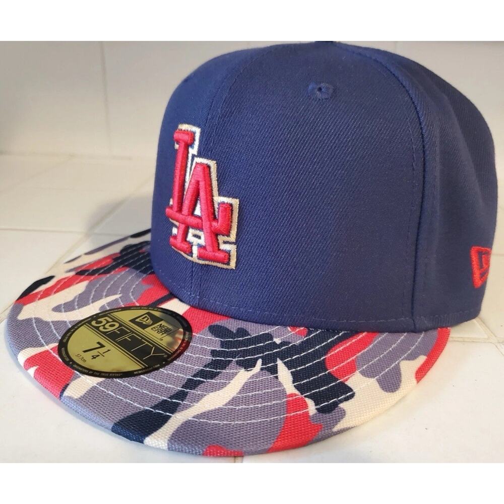 Los Angeles DODGERS 100th Year MLB Ohtani 5950 Team Hat Cap NEW Fast Ship - Picture 4 of 9